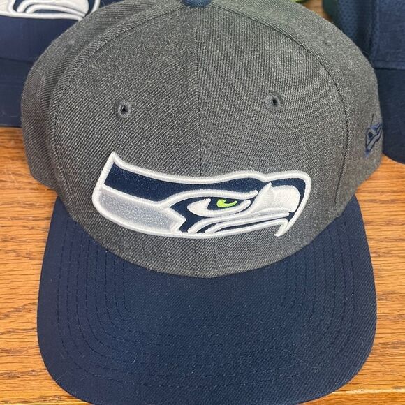 Seattle Seahawks Football NFL Hat Bundle- 6 New Era, 2 Nike Dri-Fit - Picture 10 of 17